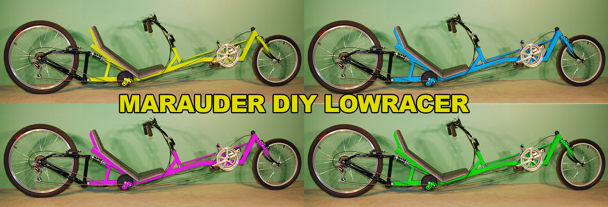 Marauder LowRacer - diy recumbent racing bike